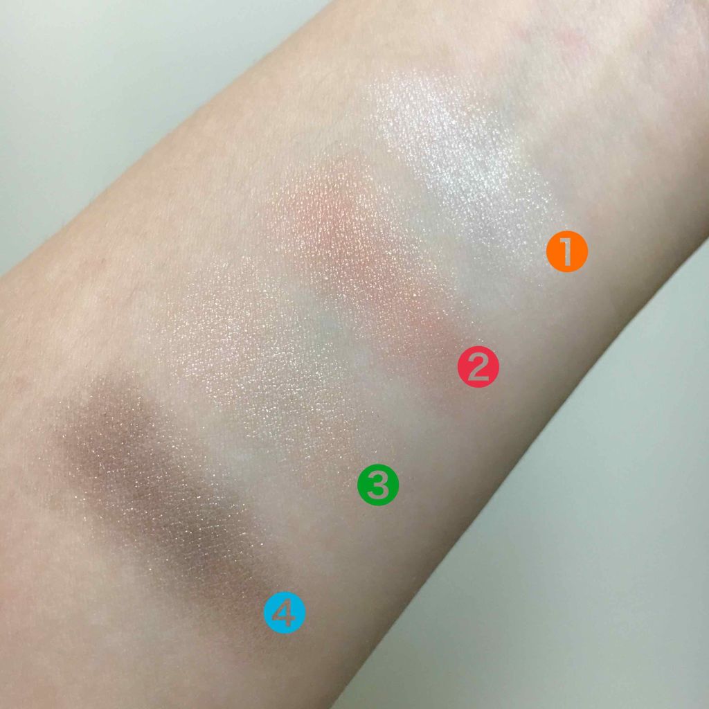 リアルクローズシャドウ/excel/アイシャドウパレットを使ったクチコミ(4枚目)