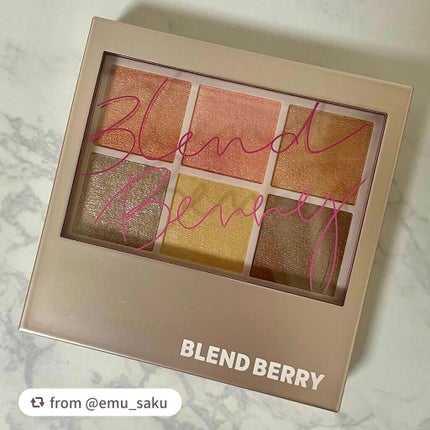 オーラクリエイション/BLEND BERRY/アイシャドウパレットを使ったクチコミ(2枚目)