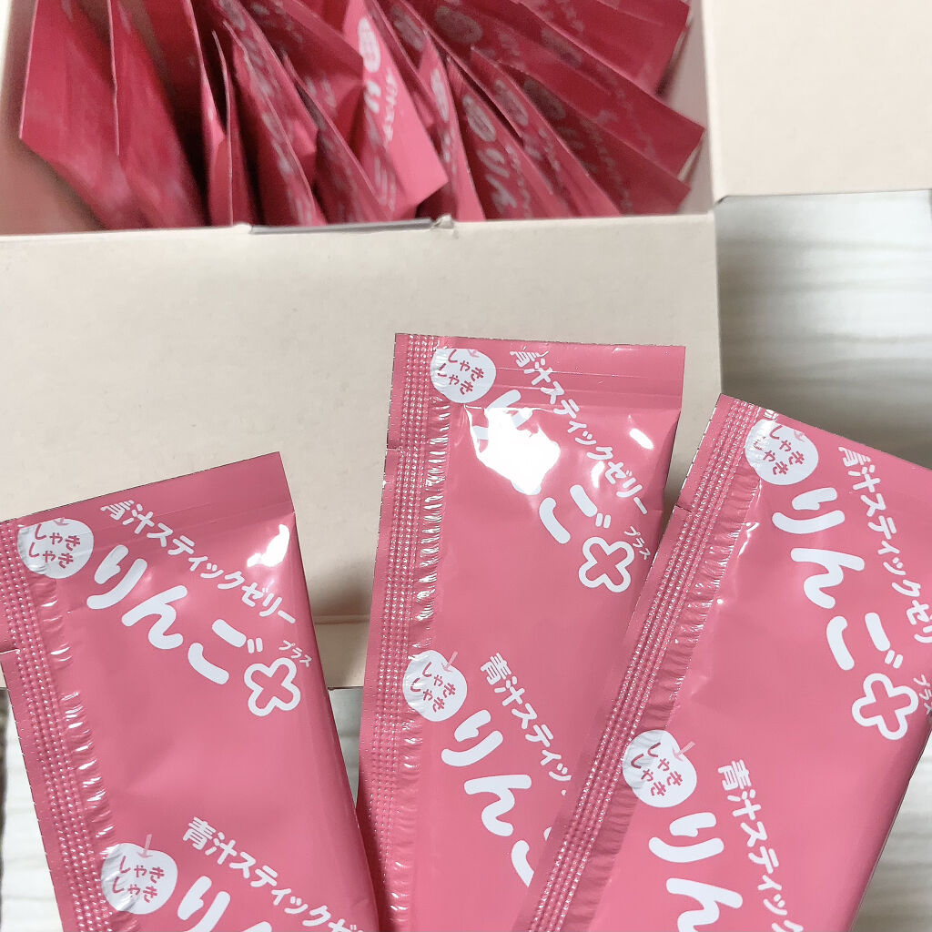 青汁スティックゼリーりんごプラス/大木製薬/健康サプリメントを使ったクチコミ（2枚目）