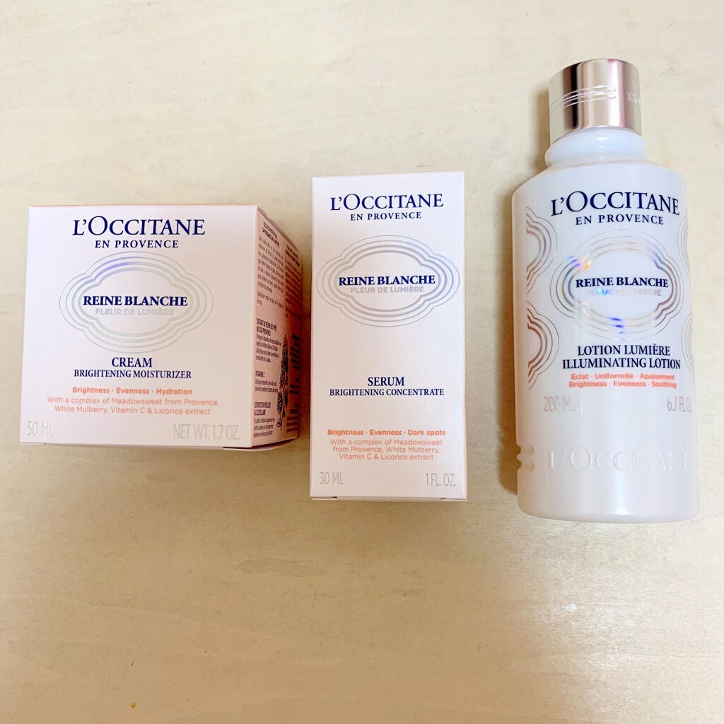 レーヌブランシュ イルミネイティングフェイスウォーター/L'OCCITANE/化粧水を使ったクチコミ(2枚目)