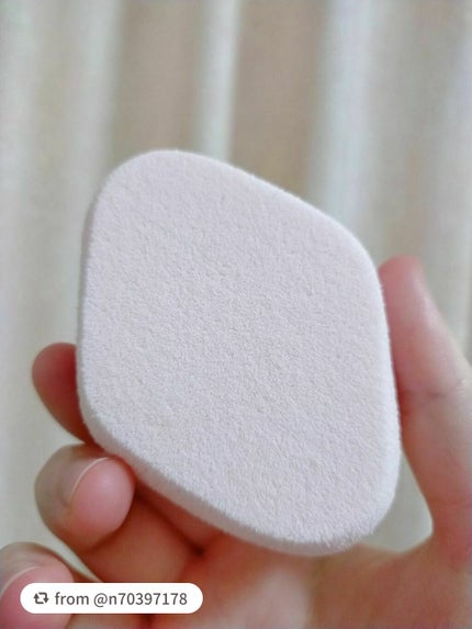 シフォンタッチスポンジN ダイヤ型/ロージーローザ/パフ・スポンジを使ったクチコミ(3枚目)