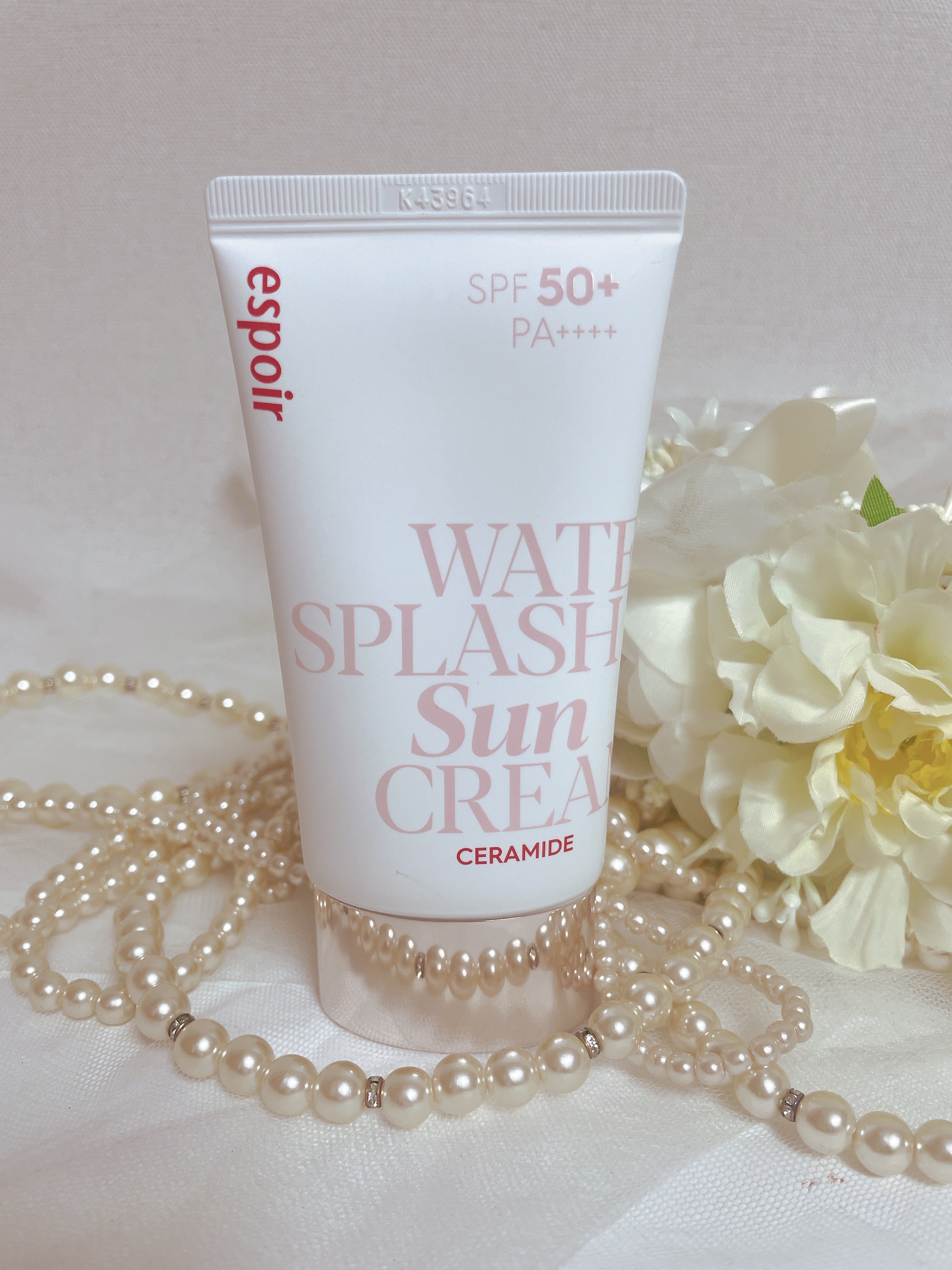 ウォータースプラッシュサンクリーム セラミド/espoir/日焼け止めクリームを使ったクチコミ（2枚目）