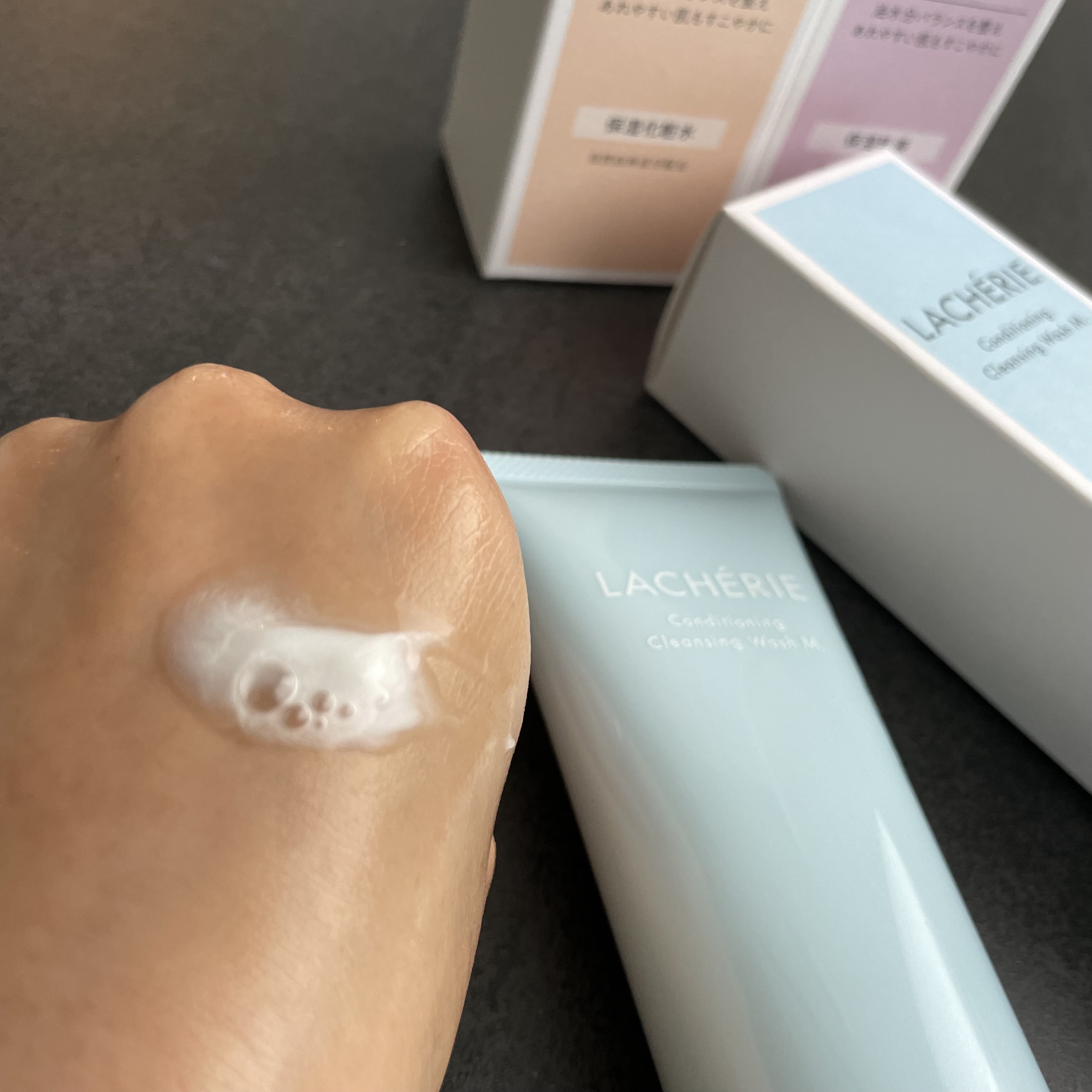 コンディショニングクレンジングウォッシュM./ラシェリエ/洗顔フォームを使ったクチコミ（3枚目）