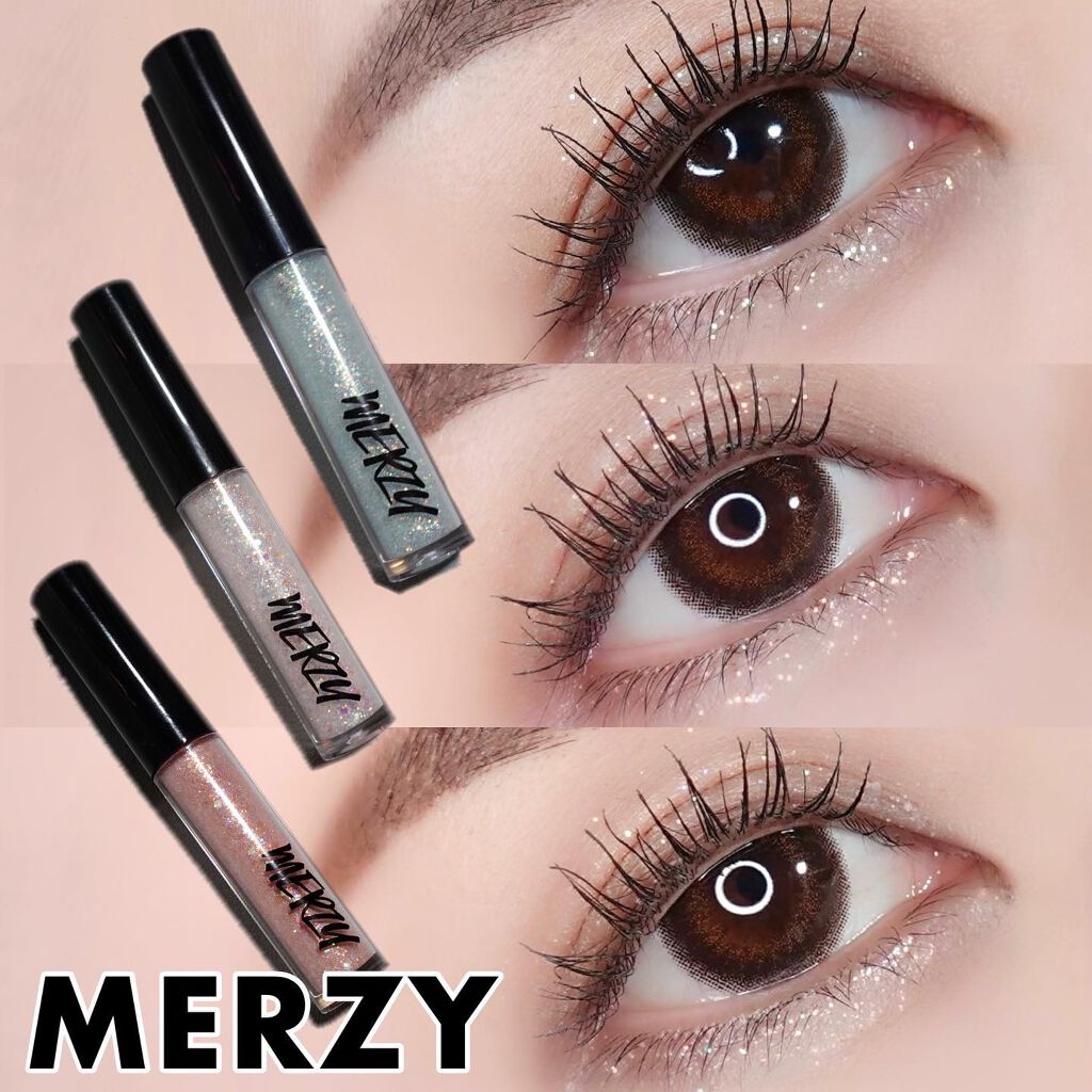 ウィンディ―ポップアイグリッター PE3. スイートパラダイス/MERZY/グリッターを使ったクチコミ（1枚目）