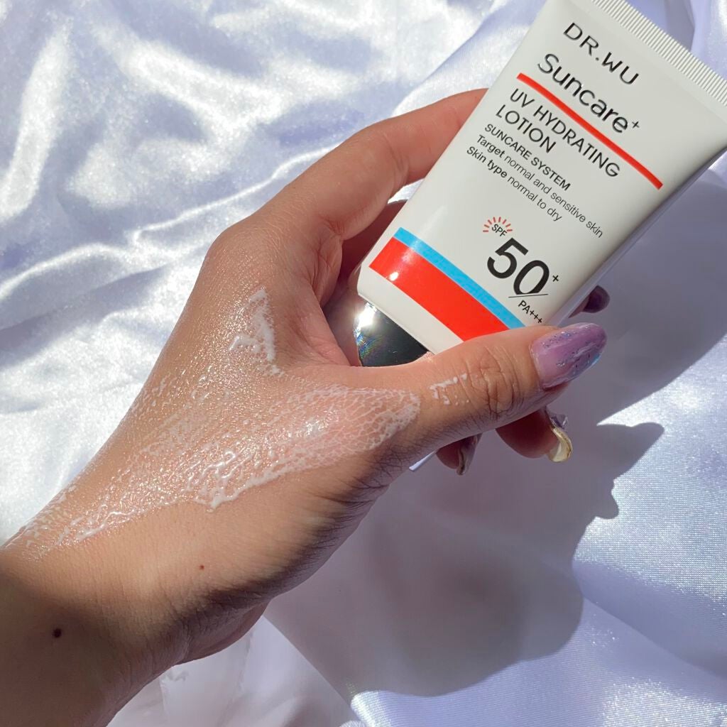 サンスクリーン+  モイスト日焼け止め<日焼け止め>/DR.WU/日焼け止めクリームを使ったクチコミ(3枚目)