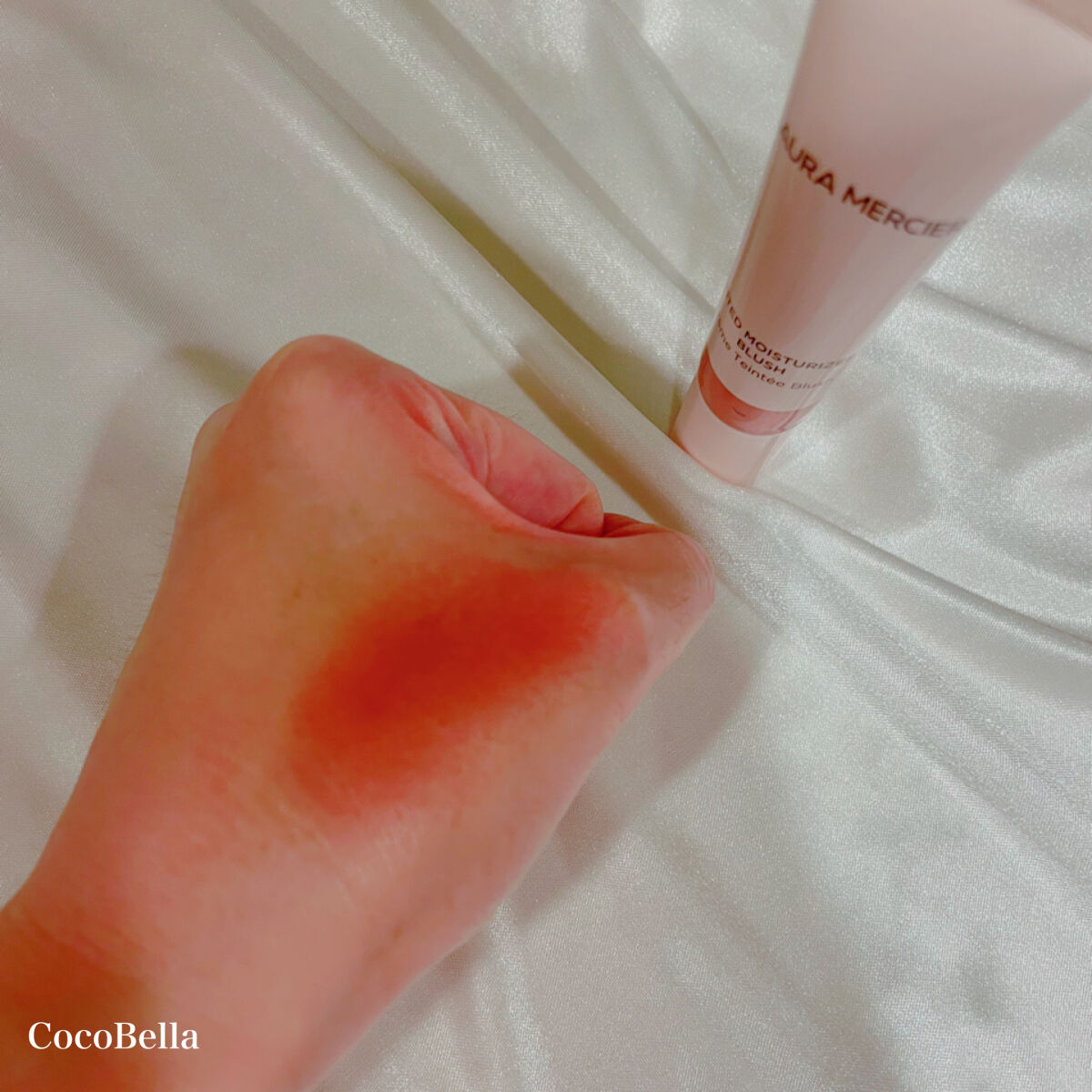 ティンティド モイスチャライザー ブラッシュ/ローラ メルシエ/ジェル・クリームチークを使ったクチコミ（2枚目）