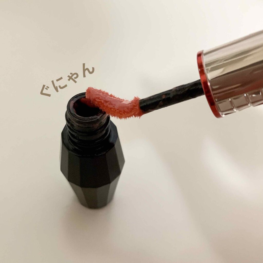 エッセンスジェルルージュ PK393/マキアージュ/リップグロスを使ったクチコミ（3枚目）