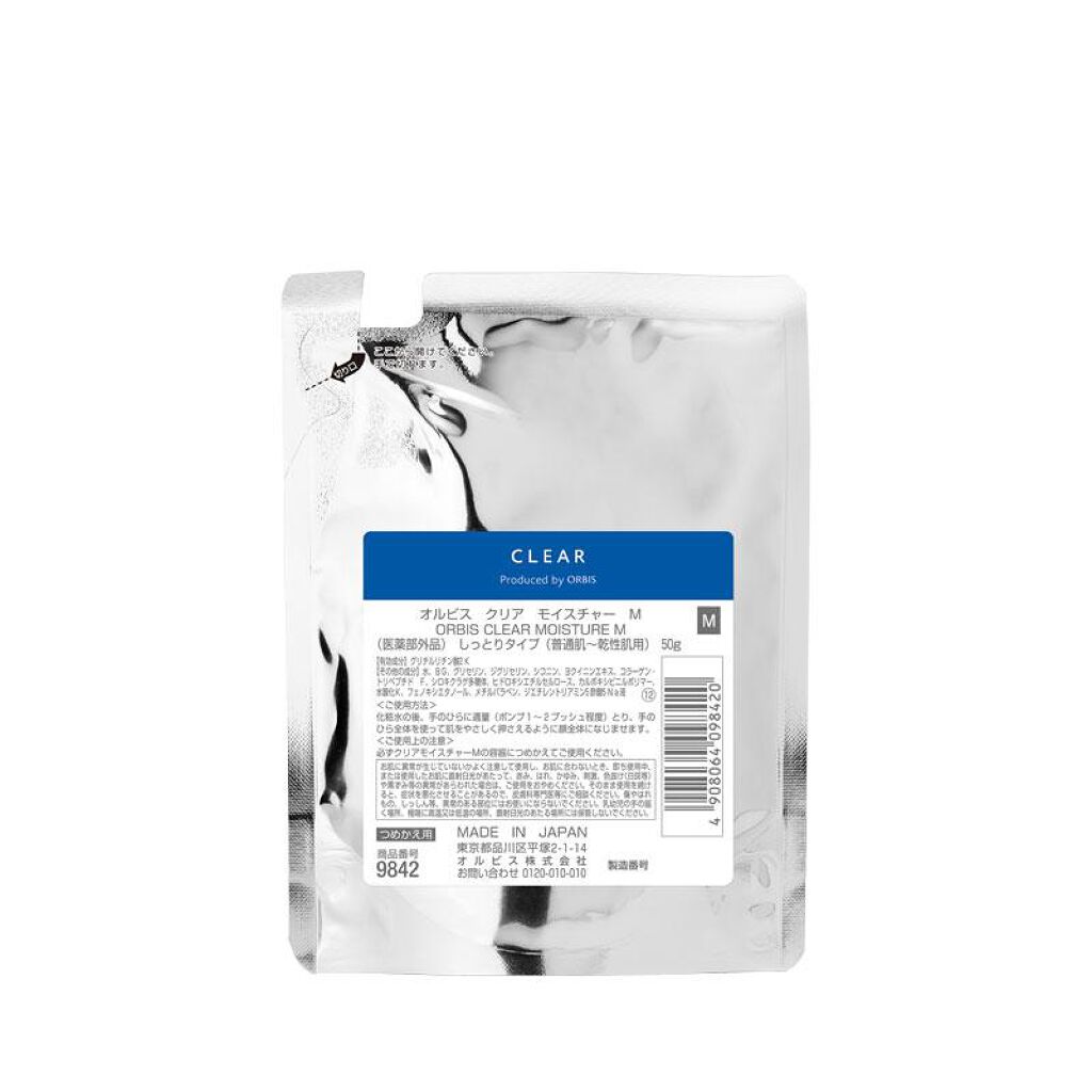 クリアモイスチャー M(しっとりタイプ) つめかえ用(50g)