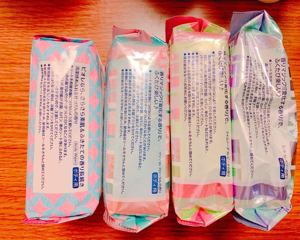 さらさらパウダーシート せっけんの香り (旧)/ビオレ/ボディシートを使ったクチコミ（2枚目）