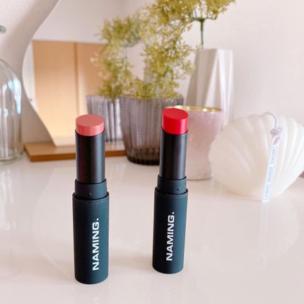 スマッジセミマットリップスティック/NAMING./口紅を使ったクチコミ(7枚目)