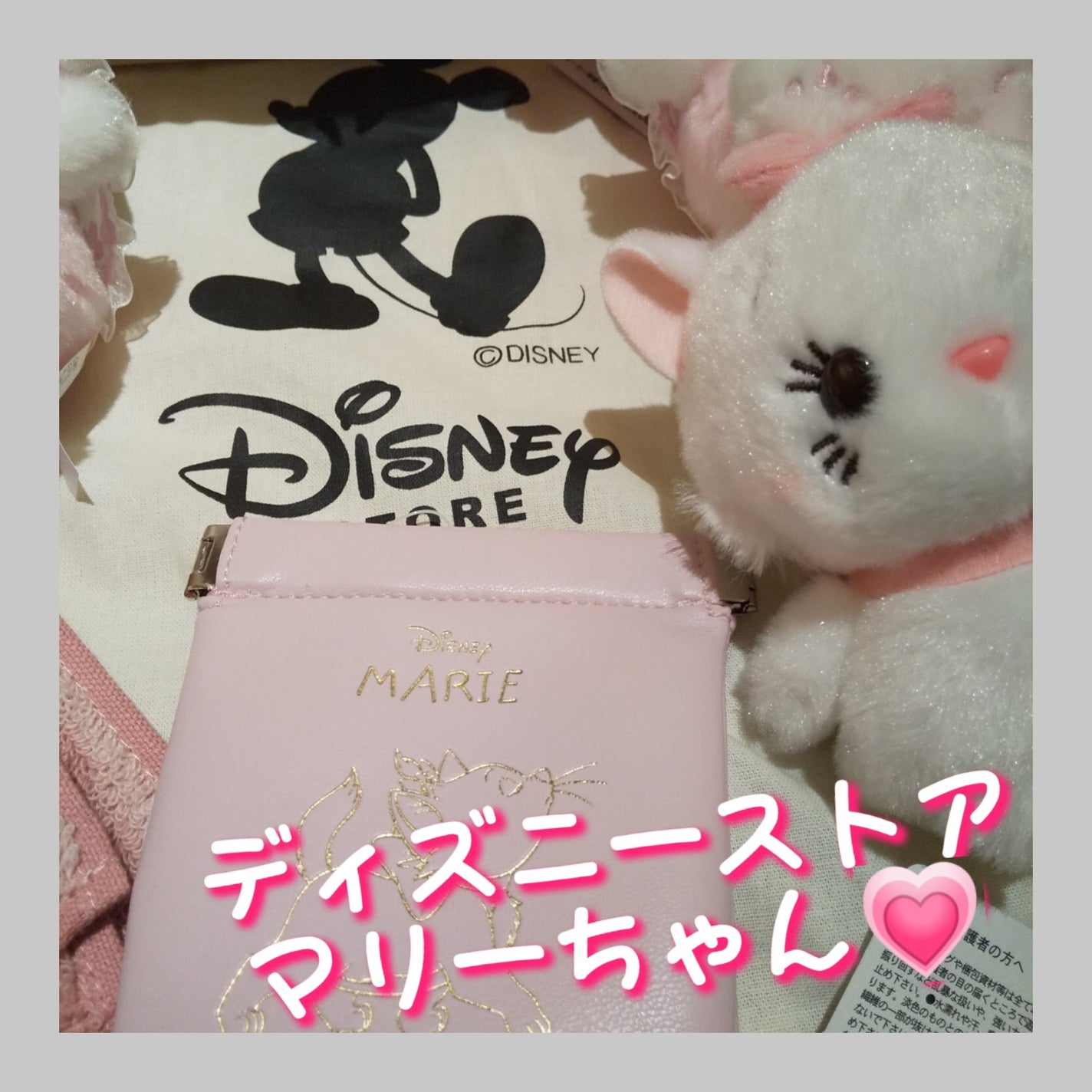 ピー on LIPS 「ディズニーストア購入品🤍🤍🤍🤍#マリーちゃん#ミニタオル#タオ..」(1枚目)