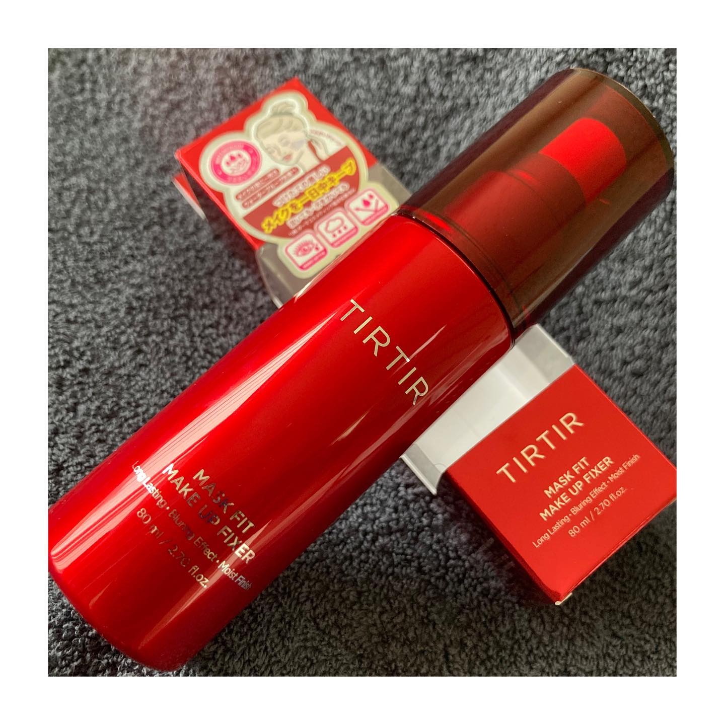 マスクフィット メイクアップフィクサー/TIRTIR(ティルティル)/フィックスミストを使ったクチコミ（1枚目）