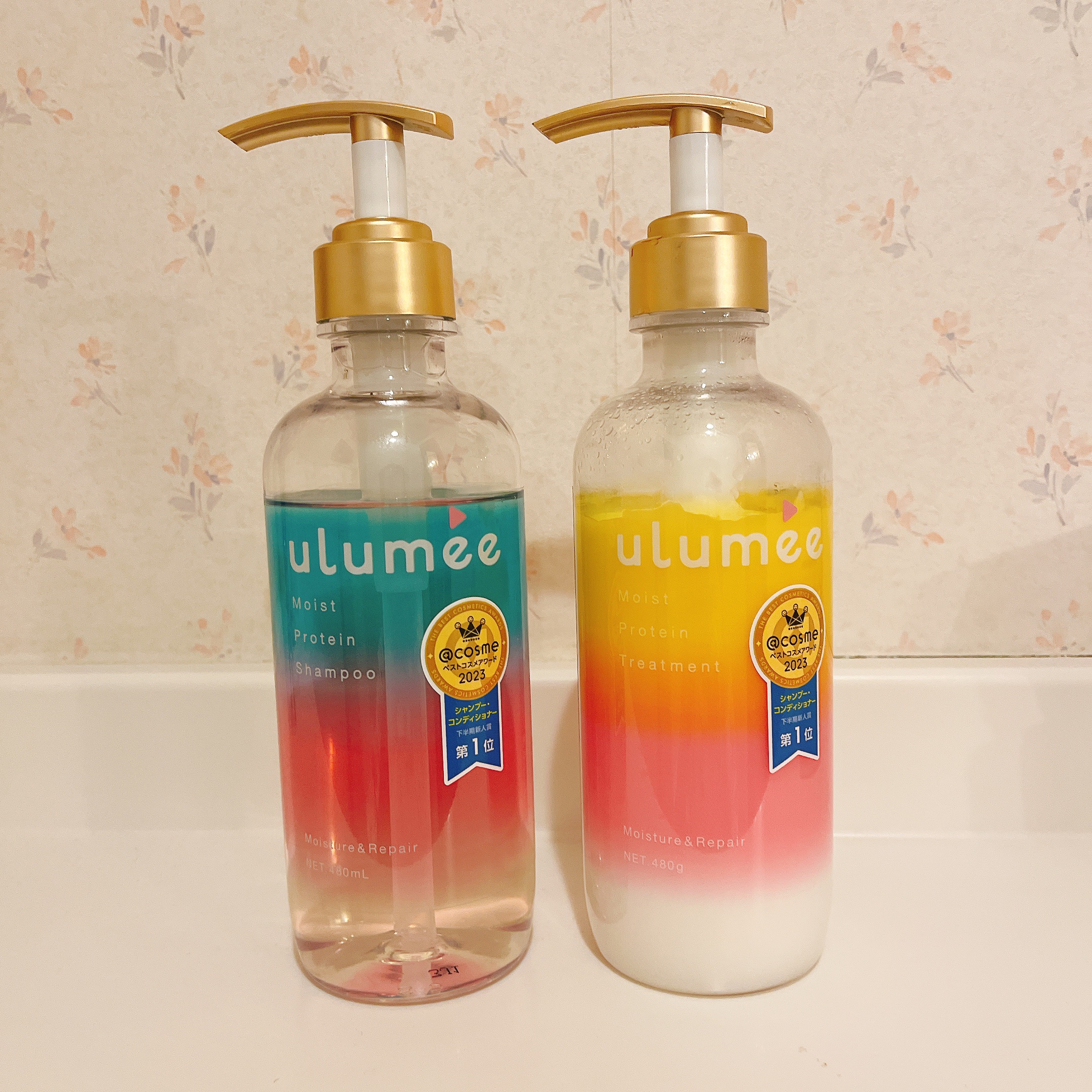 モイストプロテインシャンプー/トリートメント/ulumee/市販シャンプーを使ったクチコミ（1枚目）