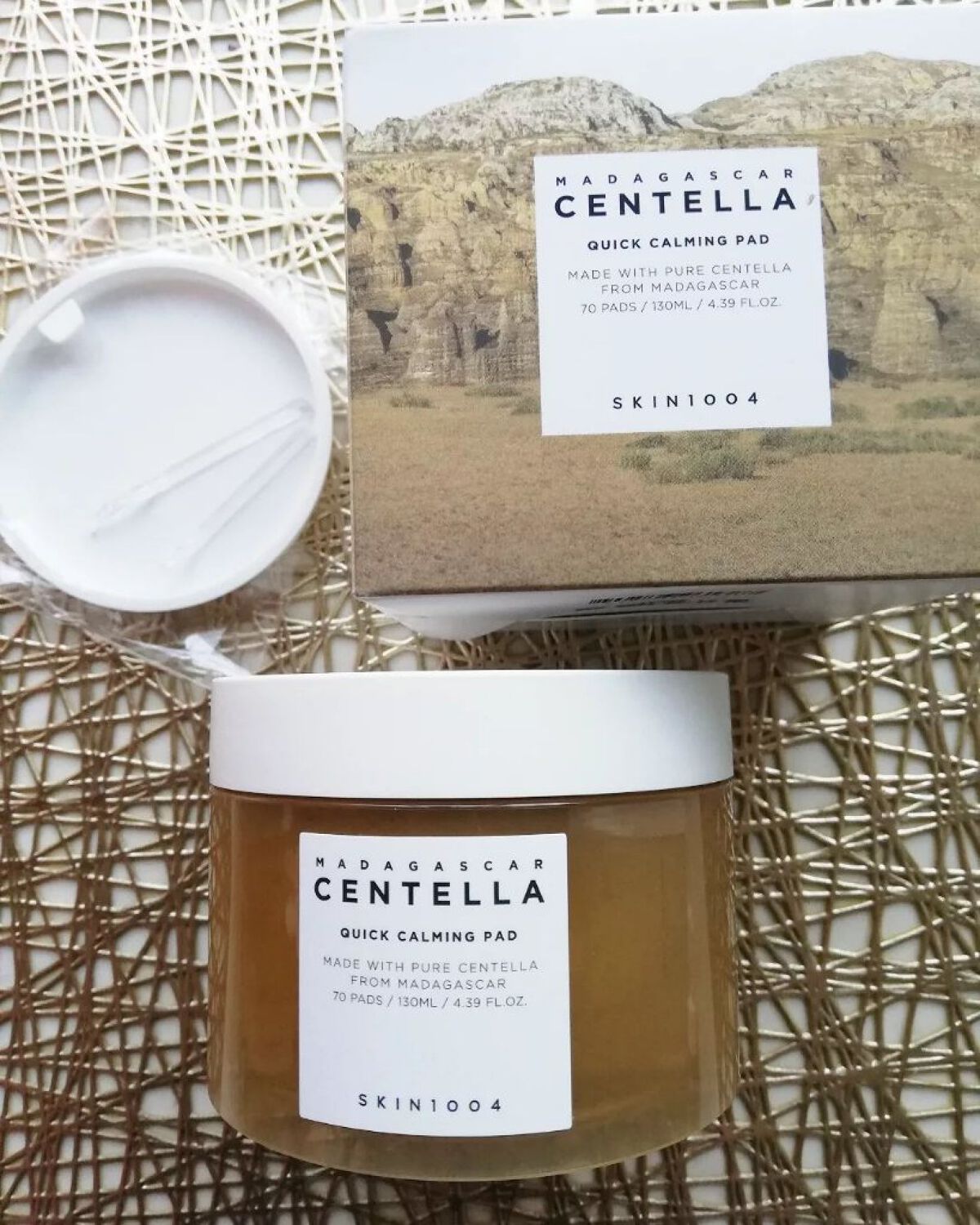 センテラ クイックカーミングパッド/SKIN1004/トナーパッドを使ったクチコミ(2枚目)