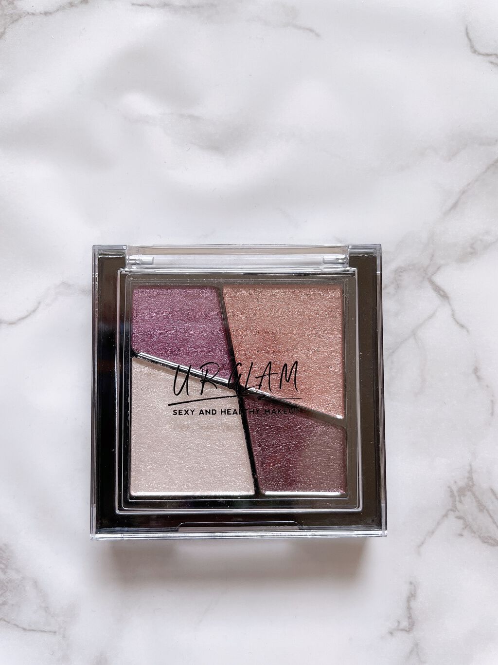 UR GLAM　VELVET EYE COLOR PALETTE プラムブラウン/U R GLAM/アイシャドウパレットを使ったクチコミ（3枚目）