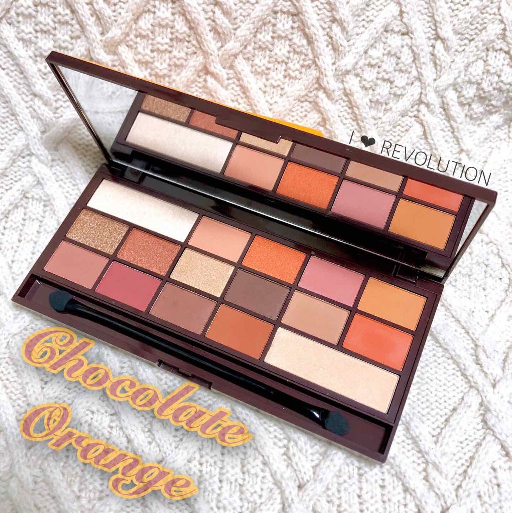アイラブチョコレート/MAKEUP REVOLUTION/アイシャドウパレットを使ったクチコミ(1枚目)