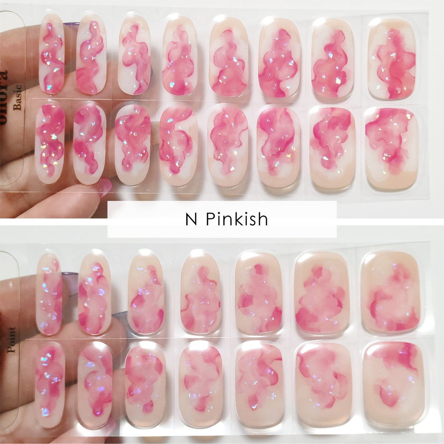 セミキュアジェルネイル(ハンド)/ohora/ネイルシールを使ったクチコミ(4枚目)