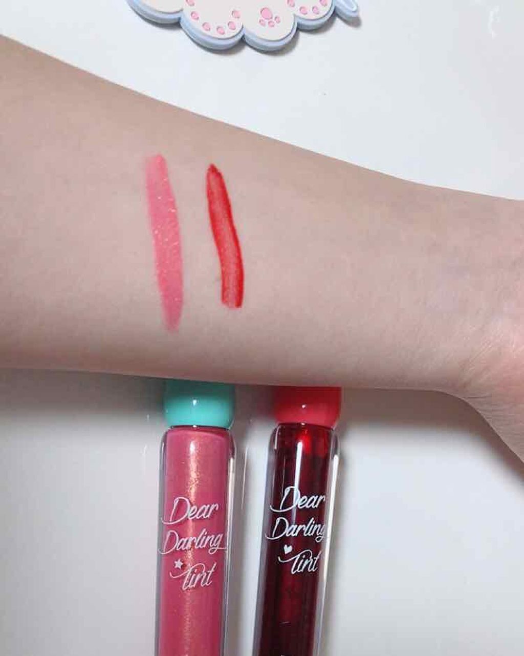 ディアダーリン ウォータージェルティント/ETUDE/リップティントを使ったクチコミ（2枚目）