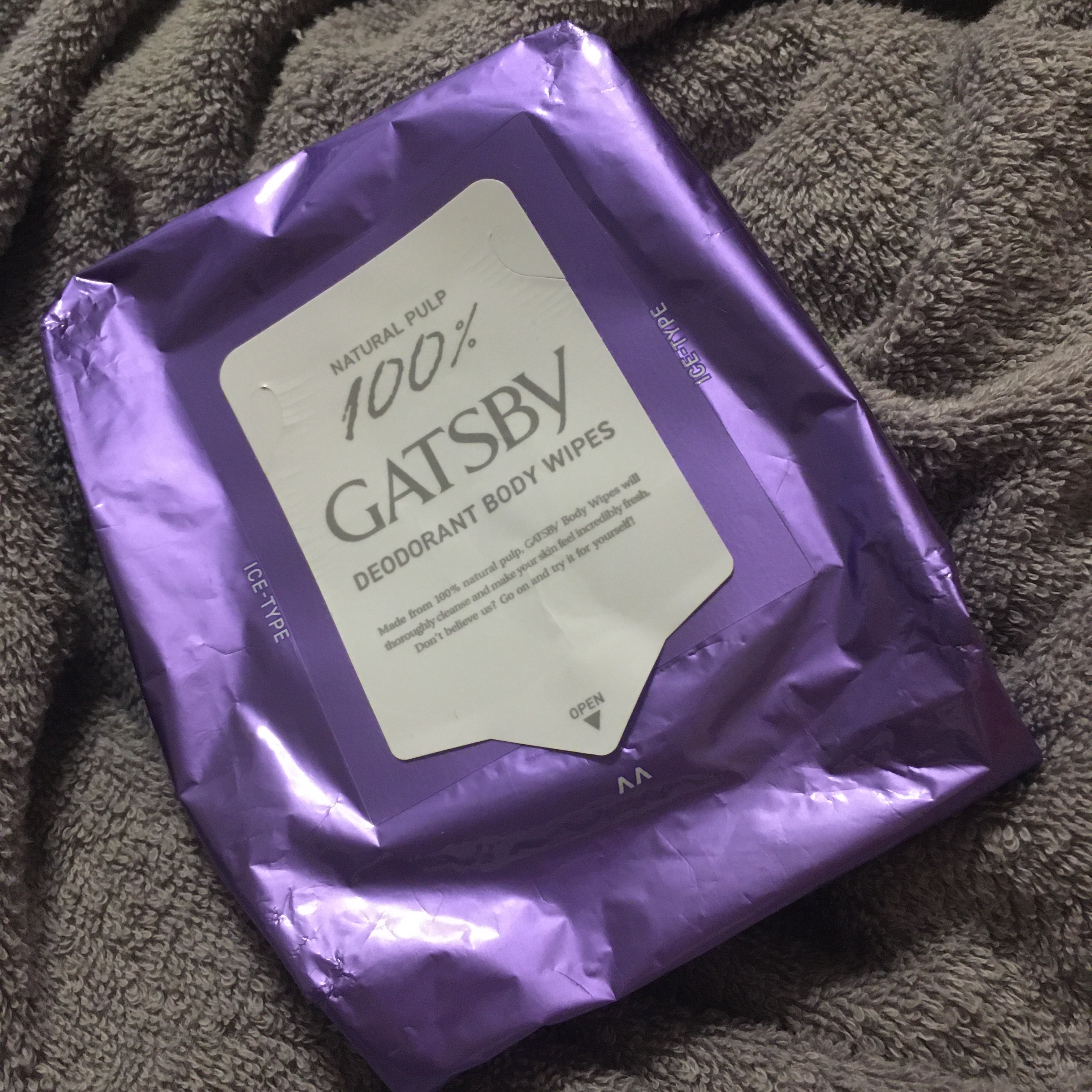 アイスデオドラントボディペーパー アイスフルーティ/ギャツビー/ボディシートを使ったクチコミ（1枚目）