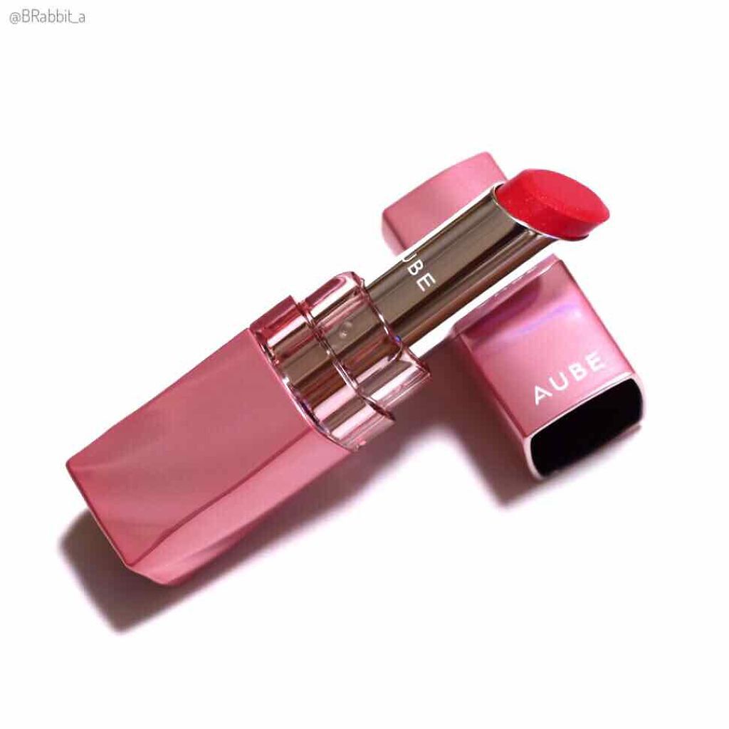 なめらか質感ひと塗りルージュ/AUBE/口紅を使ったクチコミ(3枚目)
