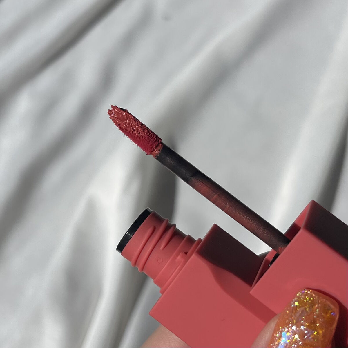 シフォンブラーティント 02 CORAL CLAY/CLIO/リップティントを使ったクチコミ（2枚目）