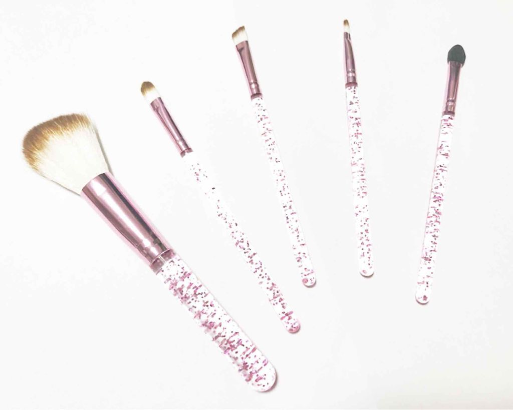 メイクブラシ5本セット/3COINS/メイクブラシを使ったクチコミ（1枚目）