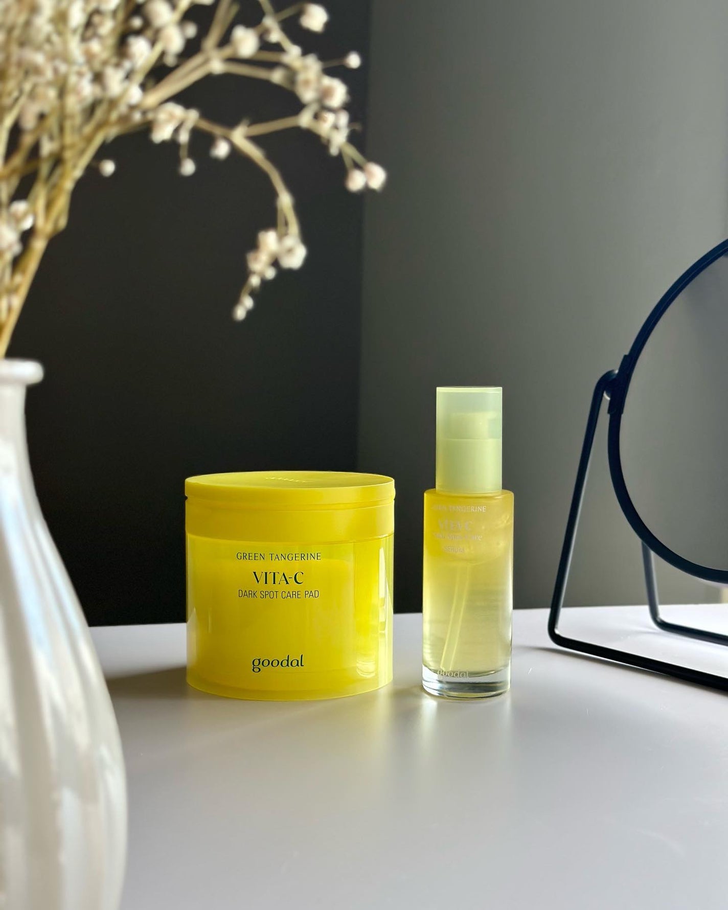 グリーンタンジェリン ビタC ダークスポットケアセラム/goodal/美容液を使ったクチコミ(1枚目)