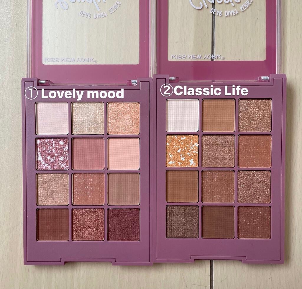 ディアダイアリー・ラブリームード/KISS NEW YORK/アイシャドウパレットを使ったクチコミ(2枚目)