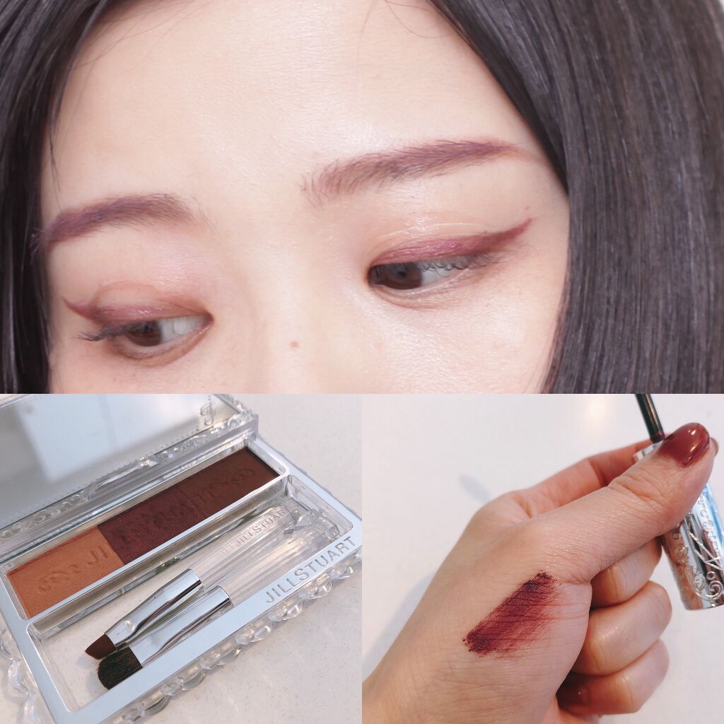 ジルスチュアート ムースブロウマスカラ/JILL STUART/眉マスカラを使ったクチコミ（2枚目）