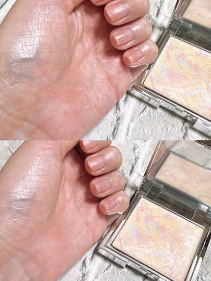 スキンルミナスハイライター/DEAR DAHLIA/パウダーハイライトを使ったクチコミ(2枚目)