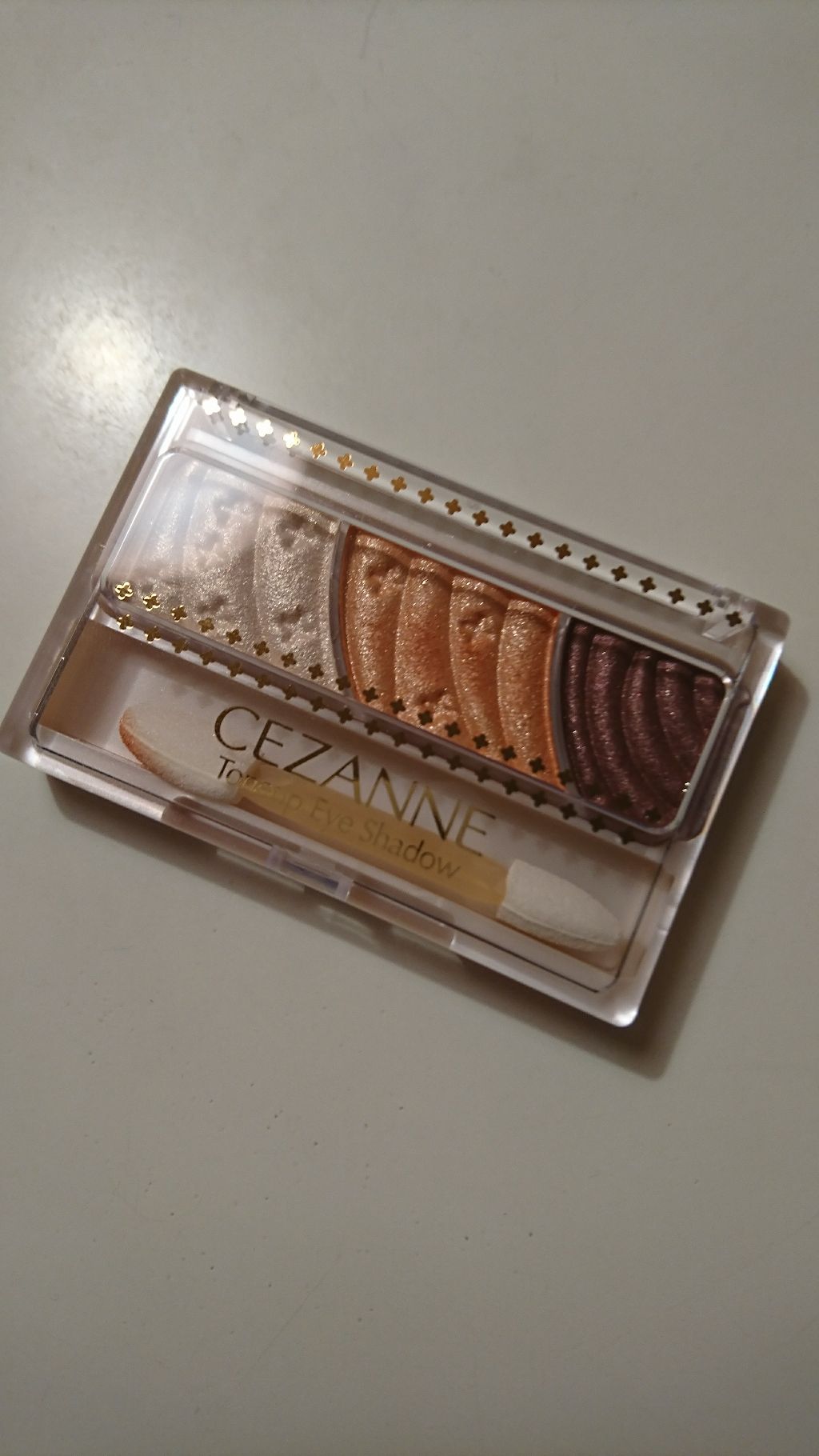 トーンアップアイシャドウ/CEZANNE/アイシャドウパレットを使ったクチコミ（1枚目）