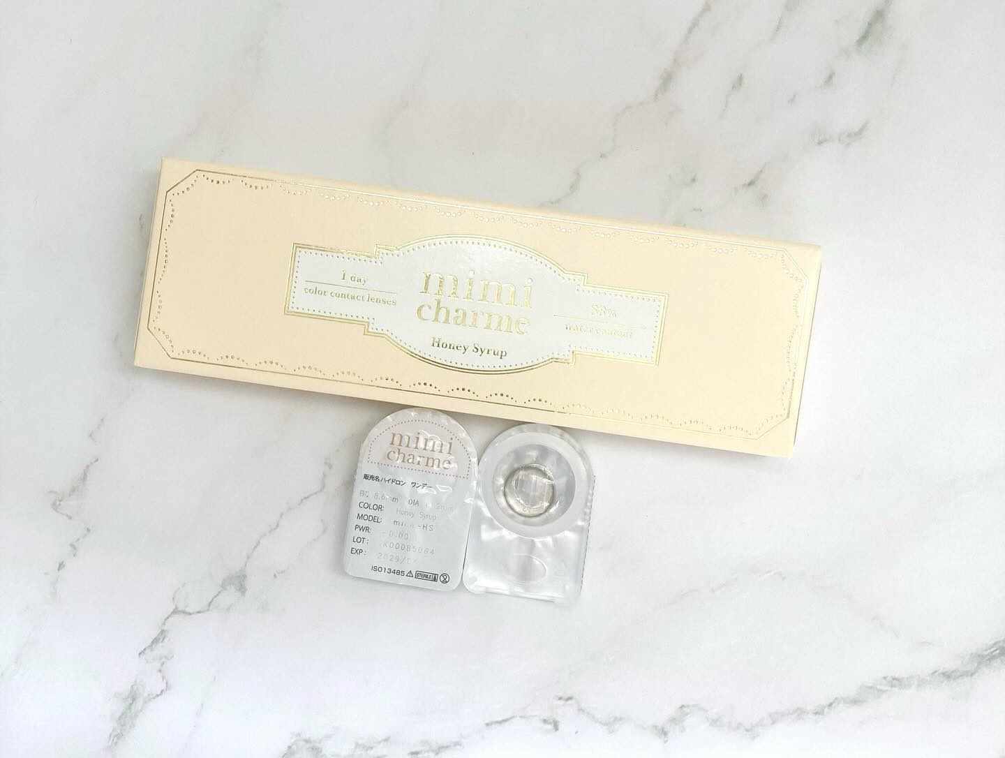 mimi charme 1day ハニーシロップ/mimi charme/ワンデー（１DAY）カラコンを使ったクチコミ（2枚目）