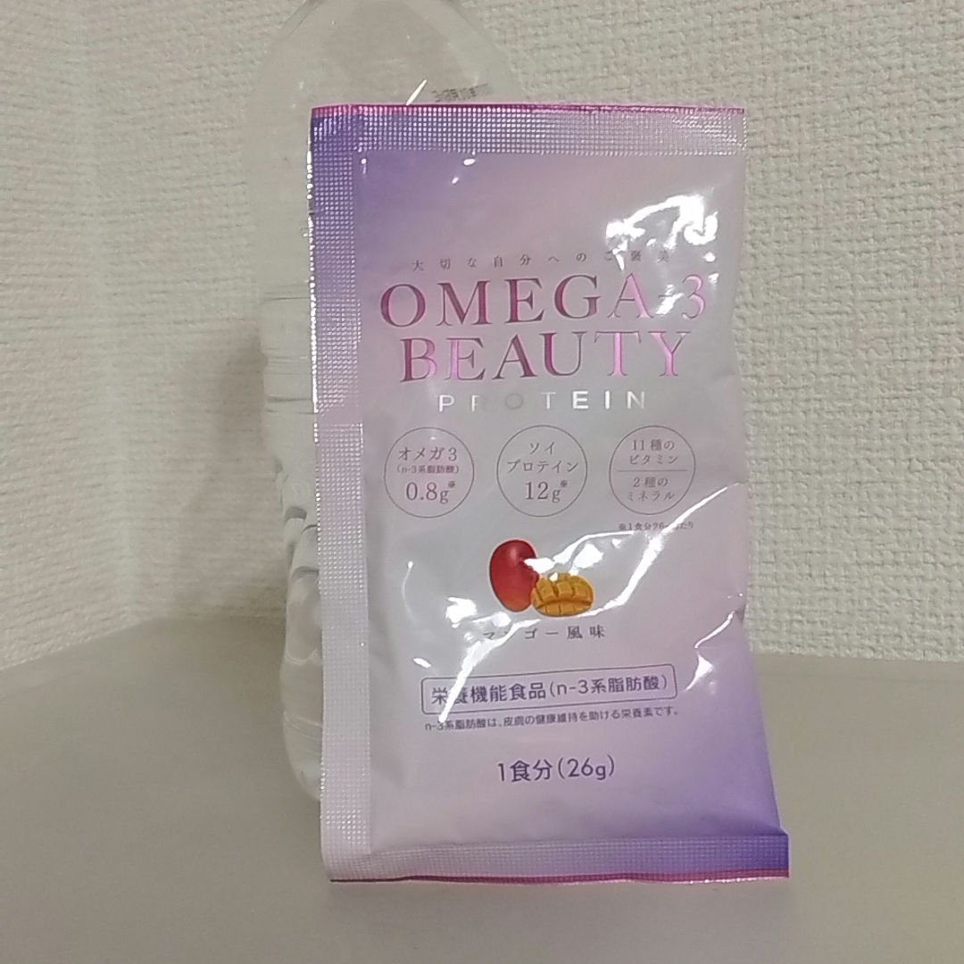 ニッスイ オメガ3ビューティーのクチコミ「アピ オメガ3ビューティー
マンゴー風味

置き換えに🫶🏻

#初買いコスメレビュー ..」（1枚目）