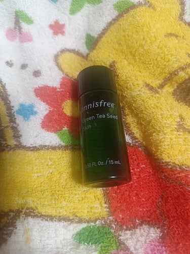 innisfree グリーンティーシード　モイスト　スキンのクチコミ「#ツヤ肌スキンケア #HITOMIMMMの使い切り #使い切りスキンケア #お気に入りスキンケ.....」（2枚目）