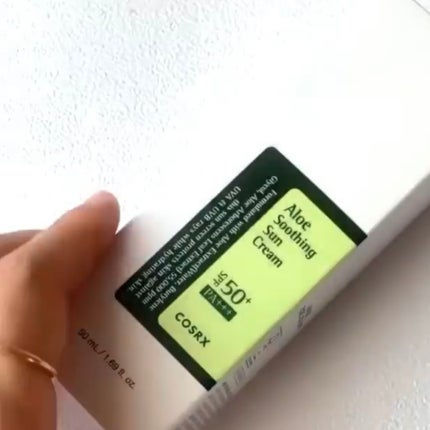 アロエスージングUVクリーム SPF50+ PA+++/COSRX/日焼け止めクリームを使ったクチコミ(4枚目)