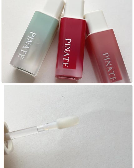 ナチュラルブルームリップオイルセラム 3色セット/PINATE/リップグロスを使ったクチコミ(5枚目)