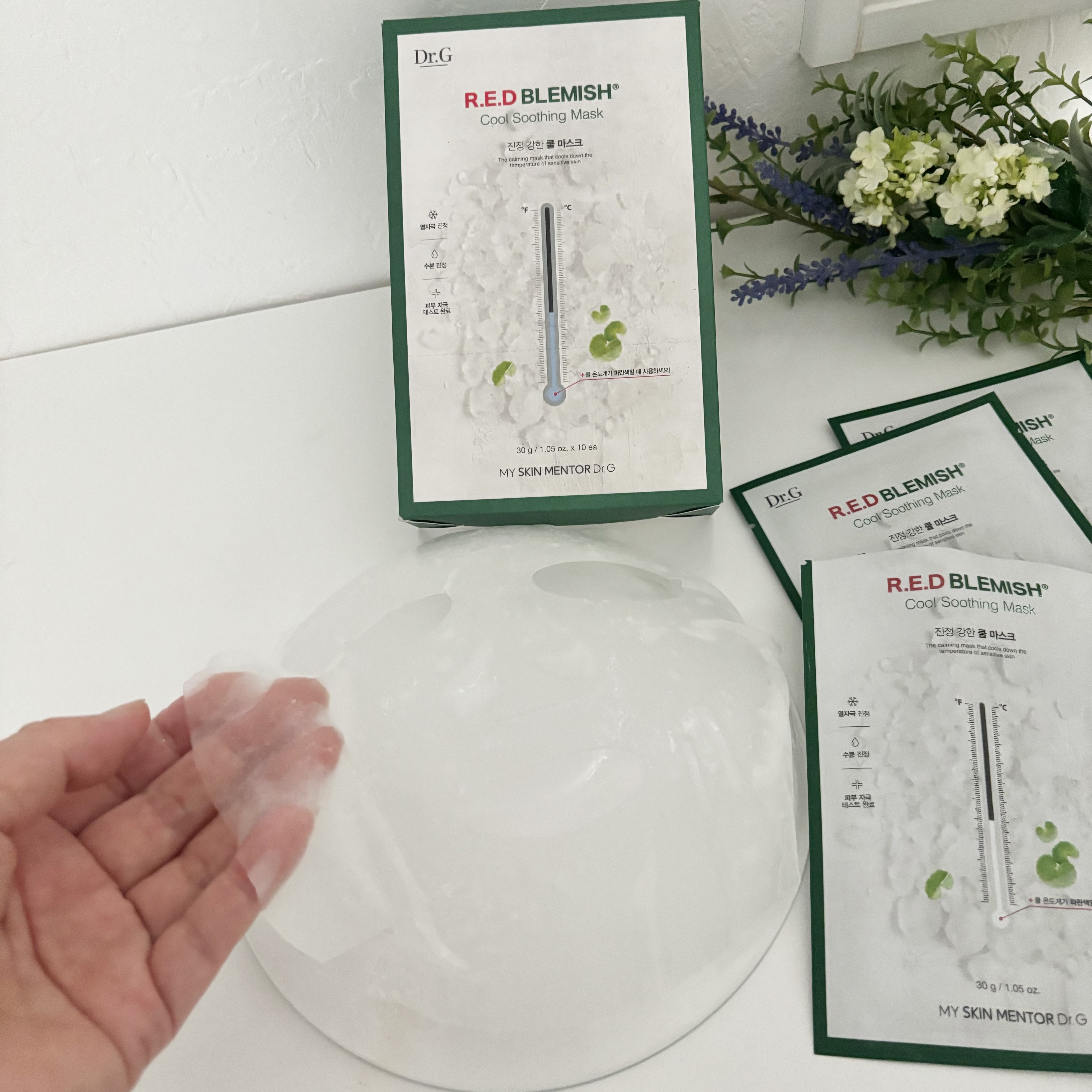 レッドブレミッシュ クールスージングマスク/Dr.G/シートマスク・パックを使ったクチコミ（3枚目）