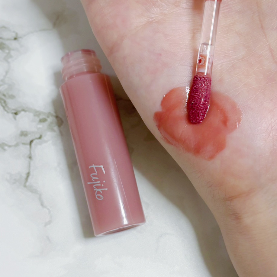 ニュアンスラップティント 06 恋の花束ピンク/Fujiko/リップティントを使ったクチコミ（2枚目）