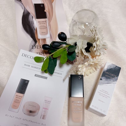 ゼン ウェア フルイド/DECORTÉ/リキッドファンデーションを使ったクチコミ(2枚目)