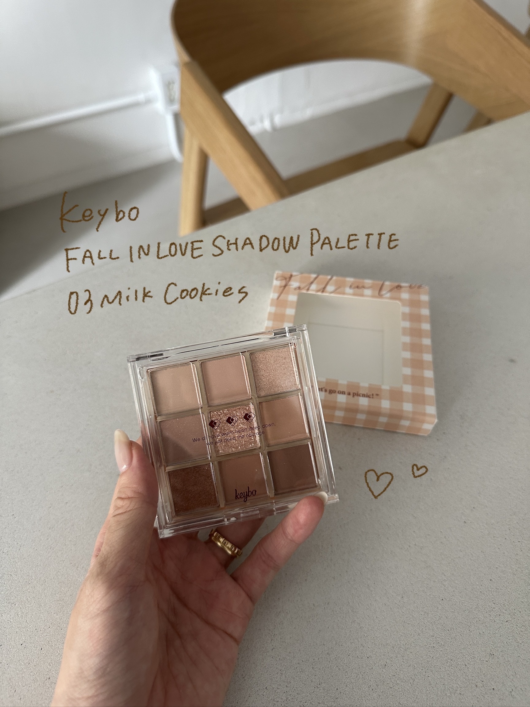 KEYBO FALL IN LOVE SHADOW PALETTE/keybo/アイシャドウパレットを使ったクチコミ（2枚目）