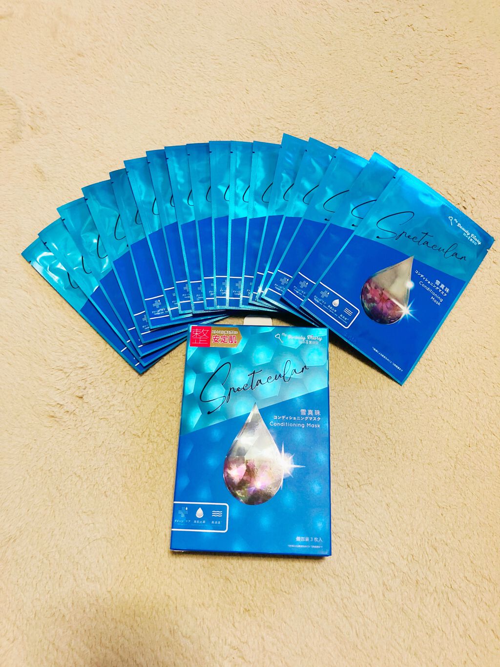 我的美麗日記（私のきれい日記) 雪真珠コンディショニングマスク 3枚入/我的美麗日記/シートマスク・パックを使ったクチコミ（1枚目）