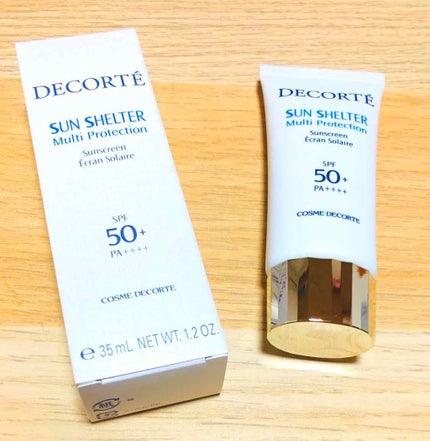 サンシェルター マルチ プロテクション/DECORTÉ/日焼け止めミルクを使ったクチコミ(1枚目)