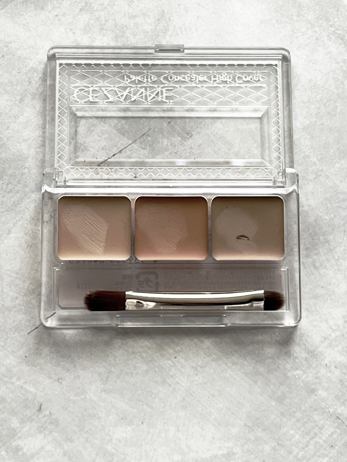 パレットコンシーラー ハイカバー/CEZANNE/パレットコンシーラーを使ったクチコミ（2枚目）