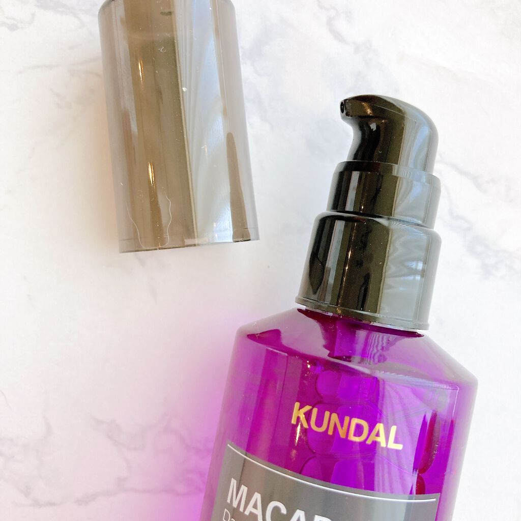 クンダル マカダミア ウルトラヘアセラム  クリーンソープ(Clean Soap)/KUNDAL/ヘアオイルを使ったクチコミ（2枚目）
