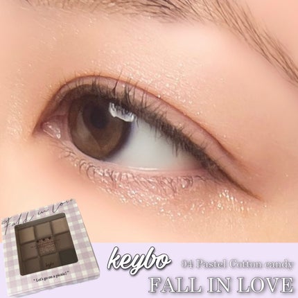 KEYBO FALL IN LOVE SHADOW PALETTE/keybo/アイシャドウパレットを使ったクチコミ(1枚目)
