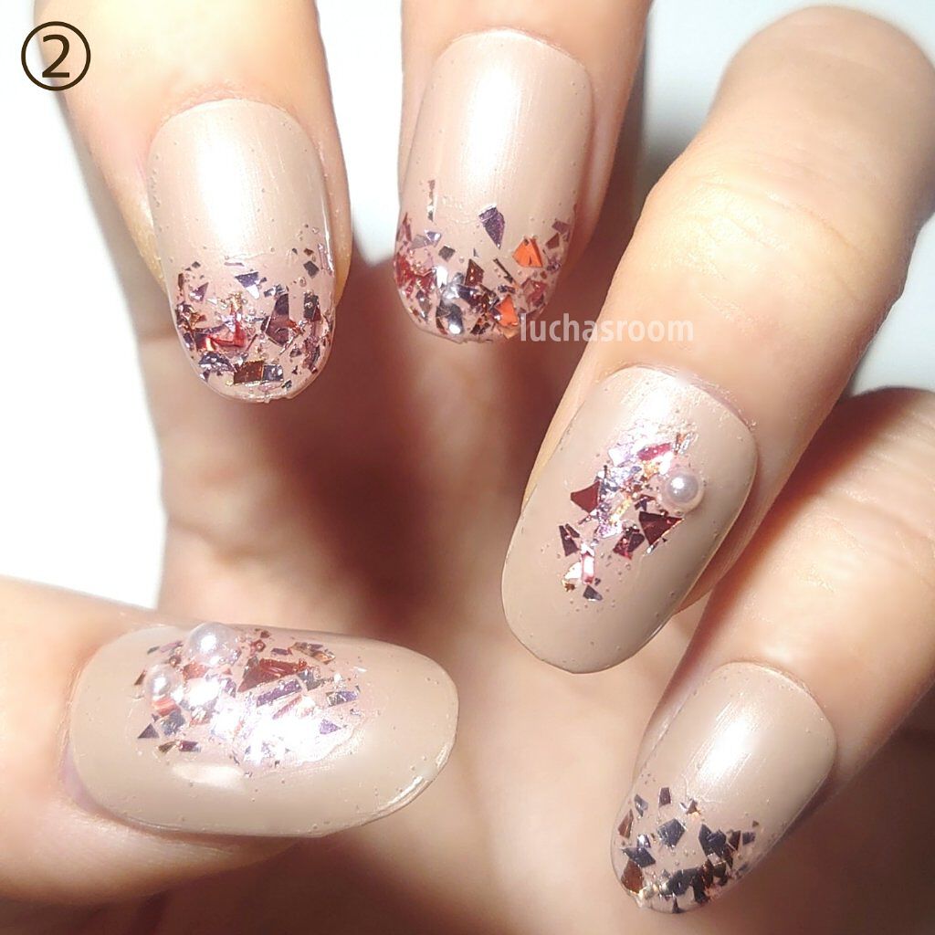 ネイルホリック パーティーフレーク/ネイルホリック/マニキュアを使ったクチコミ（3枚目）