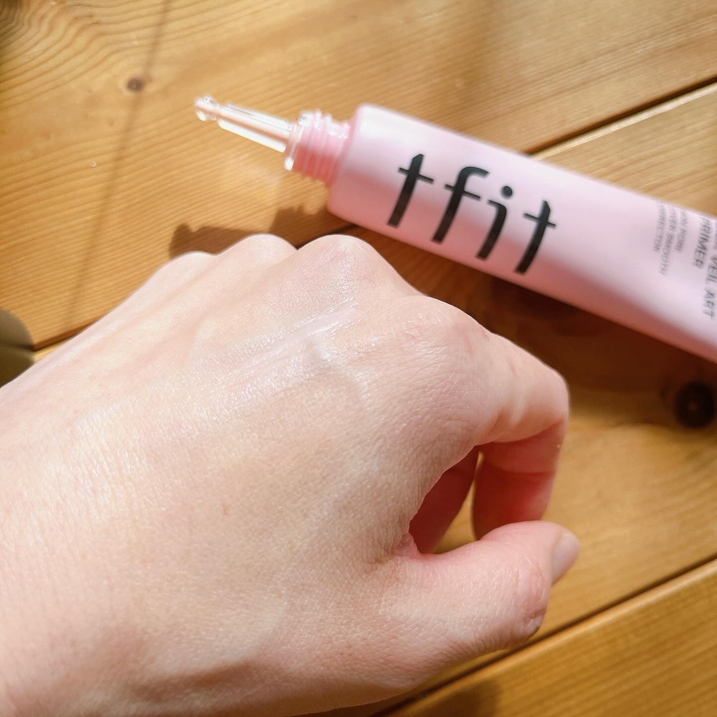 デリケートシルクベールアートプライマー/TFIT/化粧下地を使ったクチコミ(5枚目)