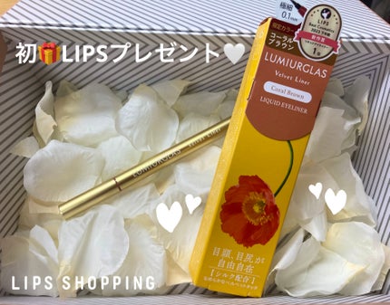 ベルベットライナー/LUMIURGLAS/リキッドアイライナーを使ったクチコミ(1枚目)