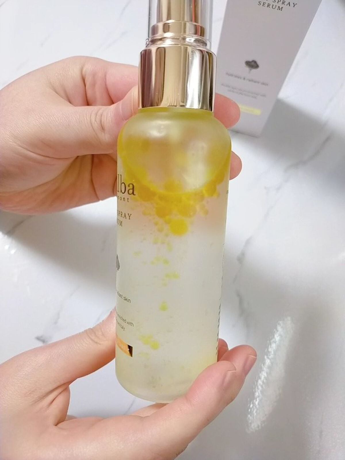 ダルバ ホワイトトリュフファーストスプレーセラム/ダルバ/ミスト状化粧水を使ったクチコミ(4枚目)