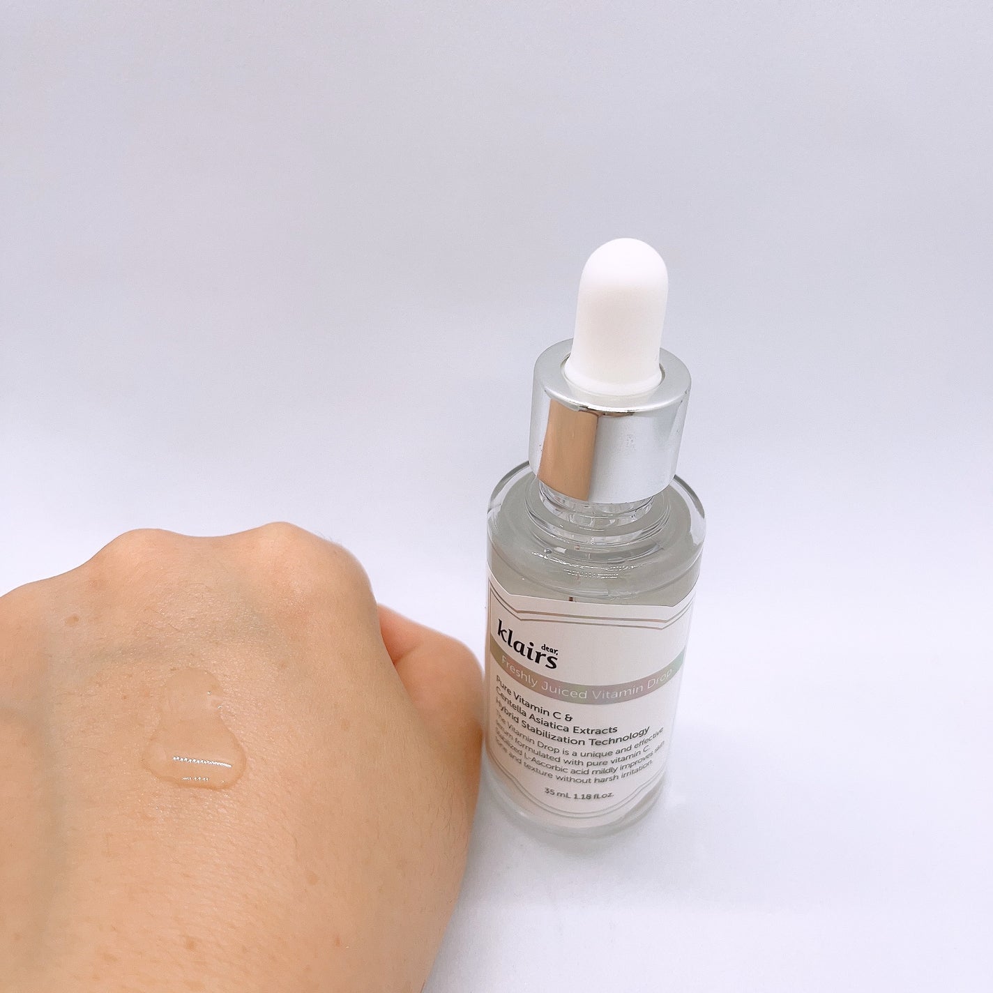 フレッシュリージュースドビタミンドロップ(35ml)/Klairs/美容液を使ったクチコミ(4枚目)